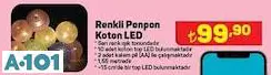 RENKLİ PONPON KOTON LED RENKLİ PONPON KOTON LED